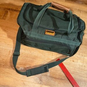 Vintage Skyway Travel 16-17in Canvas Duffel Bag with Shoulder Strap Carry-On